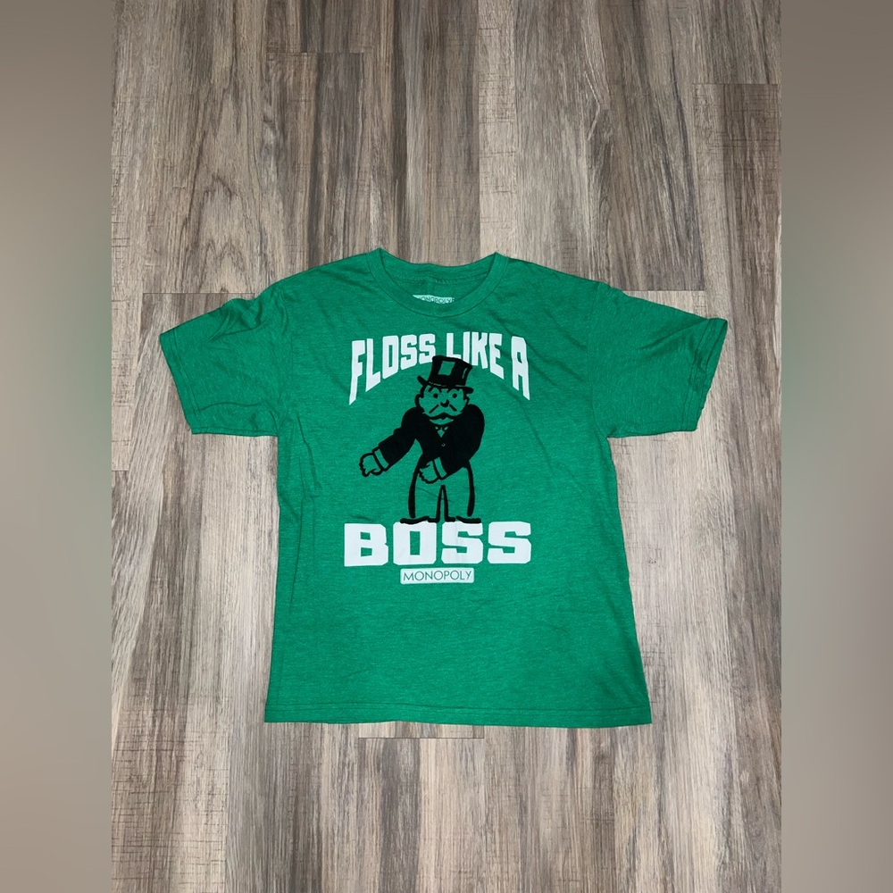 Monopoly Green 'Floss Like a Boss' Kids T-Shirt
